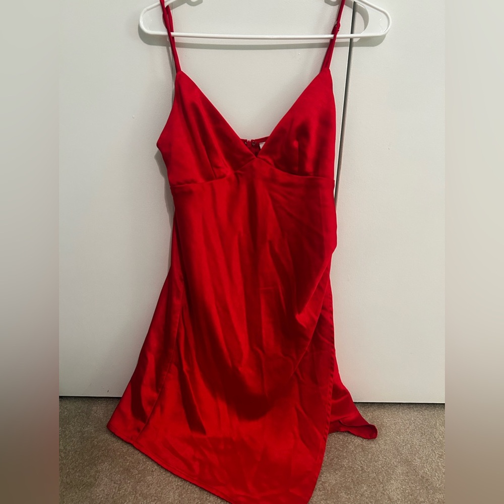 Hello Molly Scarlet Satin Chemise